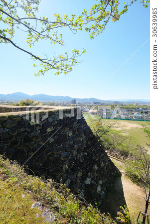 Matsuzaka Castle Ishigaki and the view (Matsuzaka Castle) [National Historic Site, 100 famous castles in Japan] 30639985
