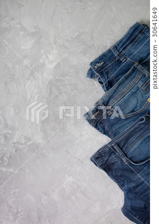 blue jeans (top view) 30641649