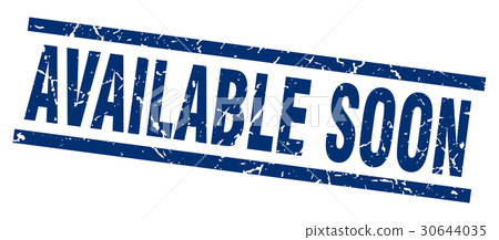 square grunge blue available soon stamp square grunge blue available soon stamp 30644035