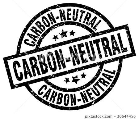 carbon-neutral round grunge black stamp carbon-neutral round grunge black stamp 30644456