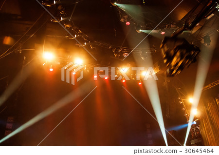 Performance of the musicians on the rock concert 30645464