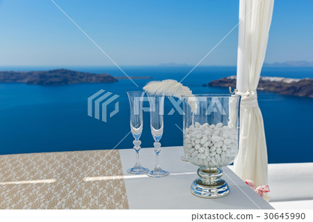 Wedding decorations, Santorini Wedding decorations, Santorini 30645990