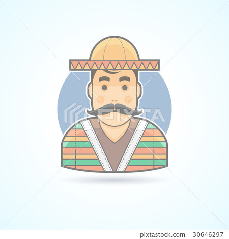 Mexican man in traditional clothes 30646297