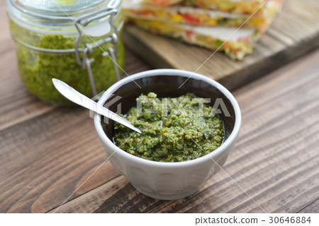 Fresh made Pesto Sauce Fresh made Pesto Sauce 30646884