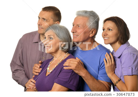 Happy parents with grown-up children Happy parents with grown-up children 30647873