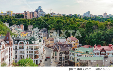 Vozdvizhenka street in Kiev, Ukraine Vozdvizhenka street in Kiev, Ukraine 30648099