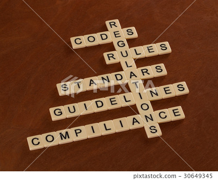Crossword puzzle with words Rules, Standards Crossword puzzle with words Rules, Standards 30649345