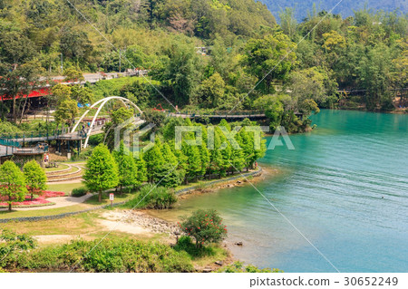 bike lane at Sun Moon Lake, Taiwan bike lane at Sun Moon Lake, Taiwan 30652249