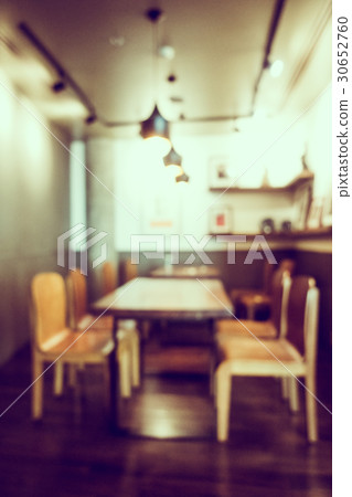 Abstract blur coffee shop cafe interior 30652760