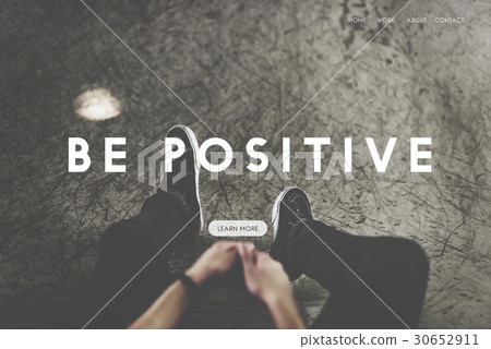Simplicity Attitude Be Positive Word 30652911