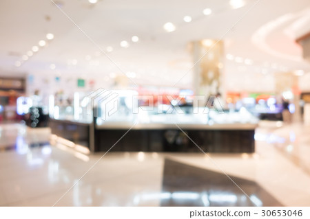 Abstract blur shopping mall 30653046