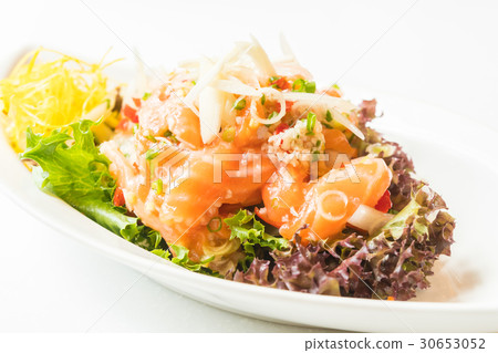 Spicy salmon salad Spicy salmon salad 30653052