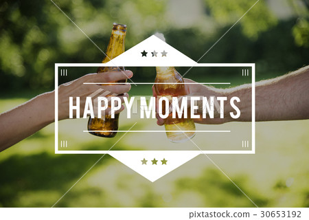 Happy Moment Cheers Outdoor Background 30653192
