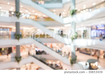 Abstract blur shopping mall and retail store 30653439