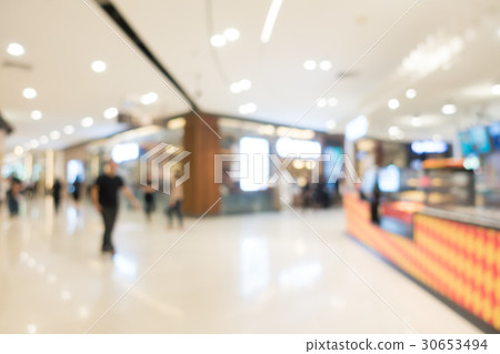 Abstract blur shopping mall and retail store 30653494