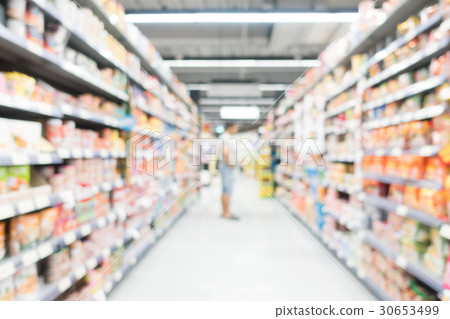 Abstract blur supermarket Abstract blur supermarket 30653499