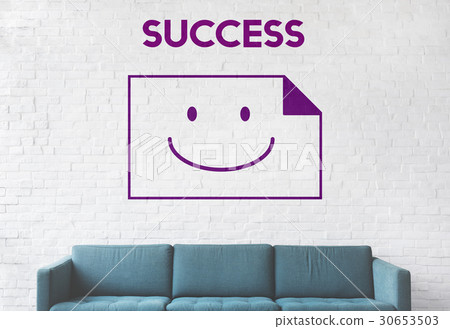 Paper Sheet Smiling Happiness Word Paper Sheet Smiling Happiness Word 30653503