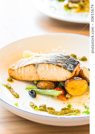 Salmon steak Salmon steak 30655674