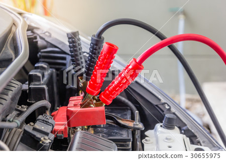 Charging car with electricity trough cables Charging car with electricity trough cables 30655975