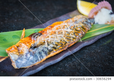 Grilled saba fish 30656294