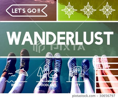 Wander wanderlust travel outdoors graphic 30656797