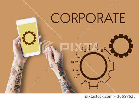 Connection Partnership Leadership Corporation Gear Icon Graphic Word Connection Partnership Leadership Corporation Gear Icon Graphic Word 30657623