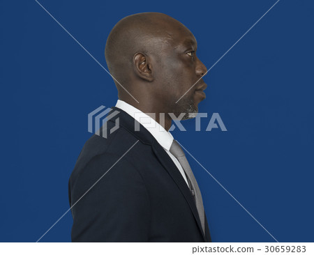 African Descent Man Side Concept African Descent Man Side Concept 30659283