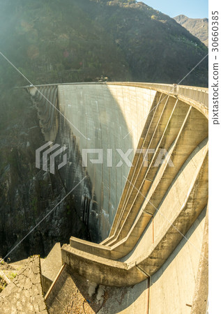 Verzasca dam in Switzerland Verzasca dam in Switzerland 30660385