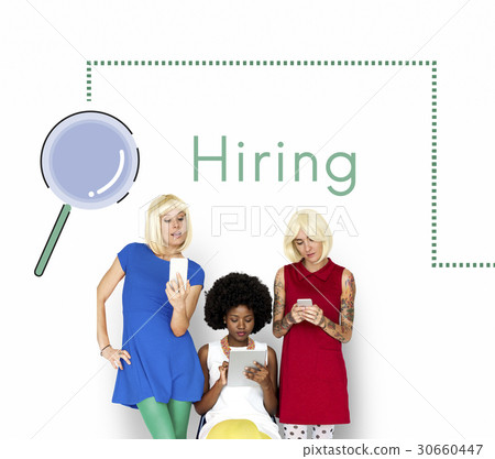 Recruitment Job Occupation Search Concept Recruitment Job Occupation Search Concept 30660447