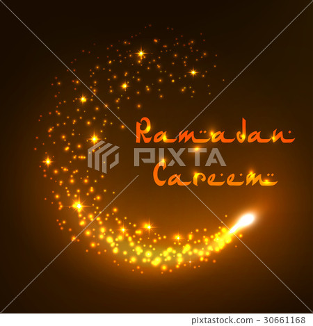 Vector Ramadan Kareem holiday greeting card 30661168