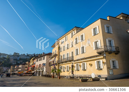 Town scene in Locarno, Switzerland 30661306