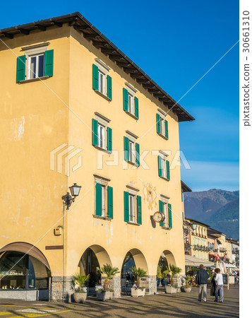 Town scene in Locarno, Switzerland 30661310