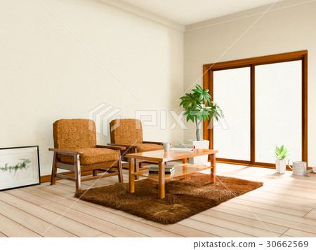 白天插入的起居室 白天插入的起居室 30662569