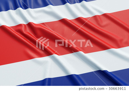 Costa Rica flag 30663911