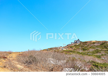 我希望從喀什天文台看到位於Zao Kutadake山頂的庫塔嶺神社 30664005