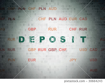 Currency concept: Deposit on Digital Data Paper 30664243