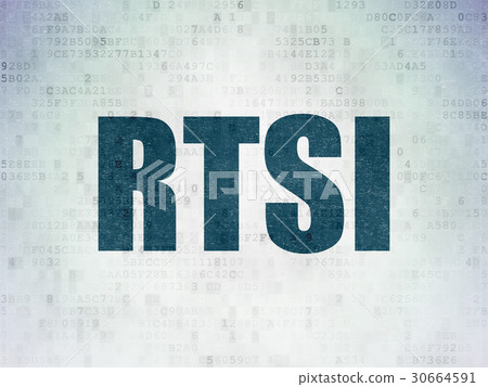 Stock market indexes concept: RTSI on Digital Data Stock market indexes concept: RTSI on Digital Data 30664591