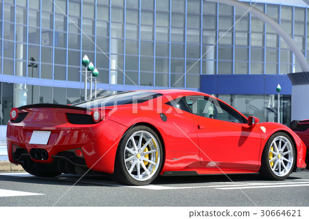 Red luxury sports car Red luxury sports car 30664621