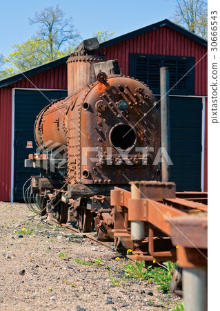 Old rusty engine Old rusty engine 30666543