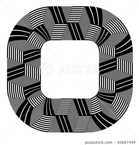 Abstract design element. Lines pattern. 30667494