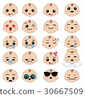 Cute emoticons set 30667509