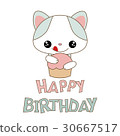 Happy birthday card 30667517