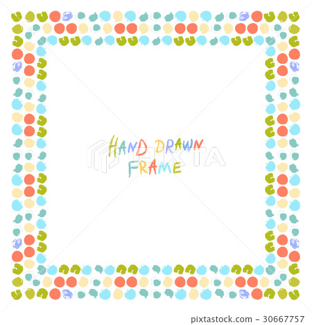 Colorful abstract frame Colorful abstract frame 30667757