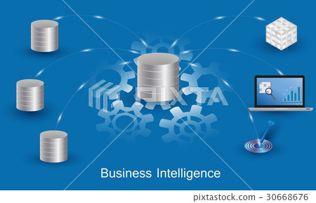 Business Intelligence concept 30668676