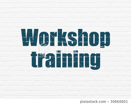 Learning concept: Workshop Training on wall 30668801