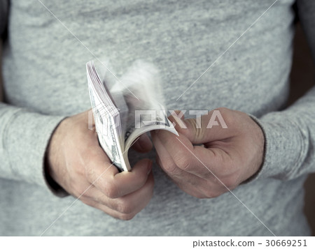 Hands counting dollars Hands counting dollars 30669251
