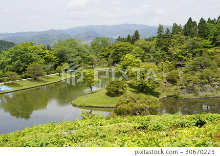 頂視圖Shogakuin Rikyu旅程花園 頂視圖Shogakuin Rikyu旅程花園 30670223