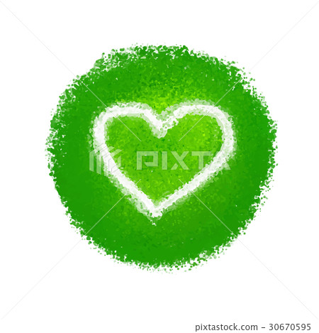 Heart (crayon handwriting style) 30670595