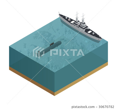 3d Military Boats Composition 30670782