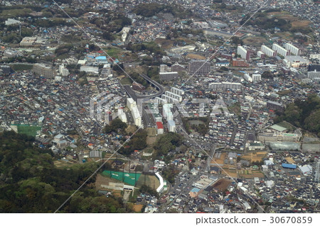 Aerial view of Totsuka-machi, Totsuka-ku, Yokohama-shi, Kanagawa Prefecture 30670859